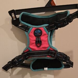 Pink and Black Dog Harness